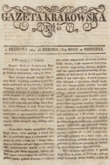 Gazeta Krakowska. 1829, nr 65