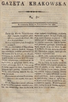 Gazeta Krakowska. 1810, nr 81
