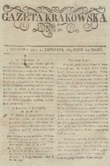 Gazeta Krakowska. 1829, nr 90