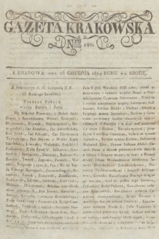 Gazeta Krakowska. 1829, nr 100