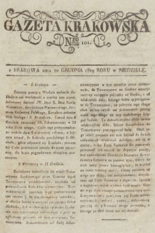 Gazeta Krakowska. 1829, nr 101