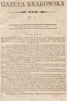 Gazeta Krakowska. 1797, nr 2