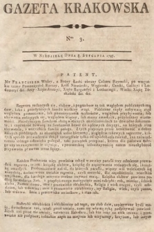 Gazeta Krakowska. 1797, nr 3