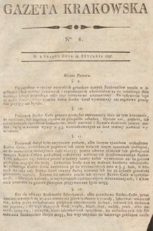 Gazeta Krakowska. 1797, nr 6