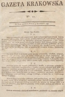 Gazeta Krakowska. 1797, nr 11
