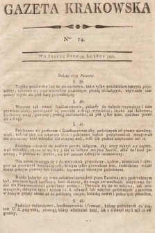 Gazeta Krakowska. 1797, nr 14