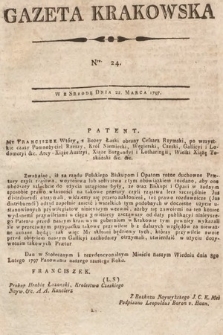 Gazeta Krakowska. 1797, nr 24