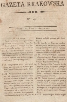 Gazeta Krakowska. 1797, nr 25