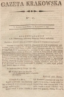 Gazeta Krakowska. 1797, nr 27