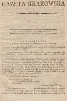 Gazeta Krakowska. 1797, nr 47