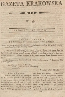 Gazeta Krakowska. 1797, nr 48