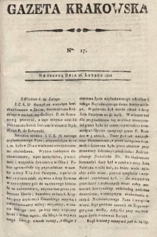 Gazeta Krakowska. 1800, nr 17