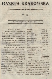Gazeta Krakowska. 1800, nr 19
