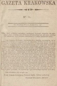 Gazeta Krakowska. 1797, nr 62