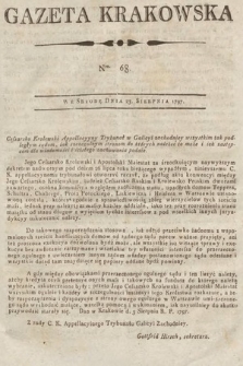 Gazeta Krakowska. 1797, nr 68