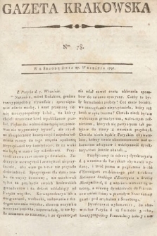 Gazeta Krakowska. 1797, nr 78