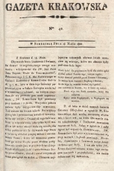Gazeta Krakowska. 1800, nr 40