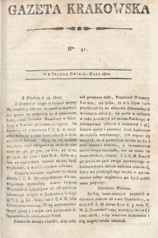 Gazeta Krakowska. 1800, nr 41