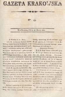 Gazeta Krakowska. 1800, nr 43