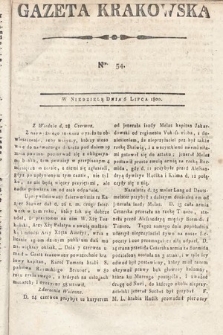 Gazeta Krakowska. 1800, nr 54