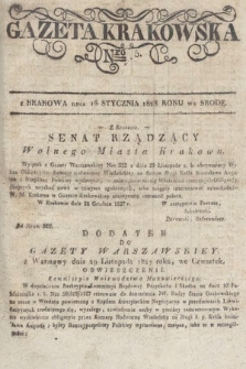 Gazeta Krakowska. 1828, nr 5