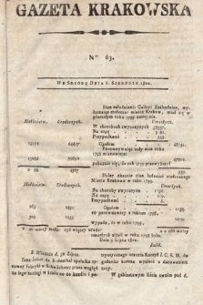 Gazeta Krakowska. 1800, nr 63