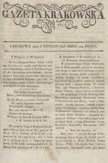 Gazeta Krakowska. 1828, nr 11