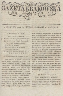 Gazeta Krakowska. 1828, nr 12