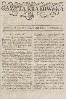 Gazeta Krakowska. 1828, nr 16