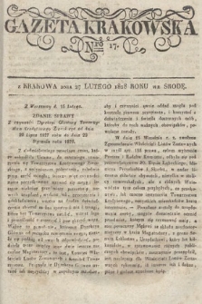 Gazeta Krakowska. 1828, nr 17