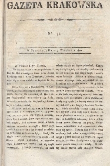 Gazeta Krakowska. 1800, nr 72