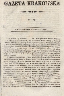 Gazeta Krakowska. 1800, nr 73