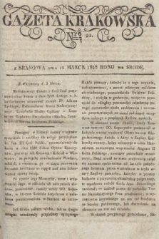 Gazeta Krakowska. 1828, nr 21