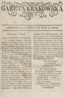 Gazeta Krakowska. 1828, nr 25