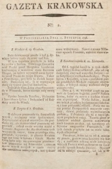 Gazeta Krakowska. 1796, nr 2