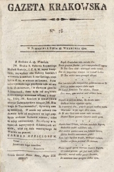 Gazeta Krakowska. 1800, nr 78