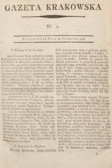 Gazeta Krakowska. 1796, nr 3