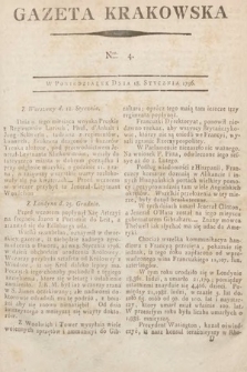 Gazeta Krakowska. 1796, nr 4