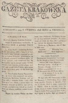 Gazeta Krakowska. 1828, nr 28