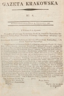 Gazeta Krakowska. 1796, nr 6