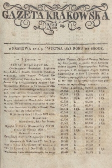 Gazeta Krakowska. 1828, nr 29