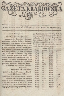 Gazeta Krakowska. 1828, nr 30
