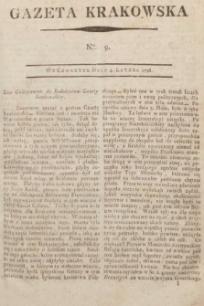 Gazeta Krakowska. 1796, nr 9