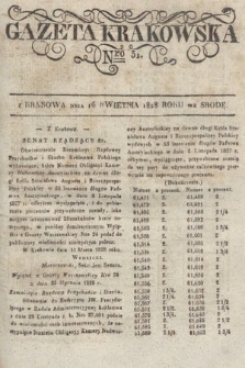 Gazeta Krakowska. 1828, nr 31