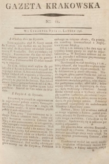 Gazeta Krakowska. 1796, nr 11