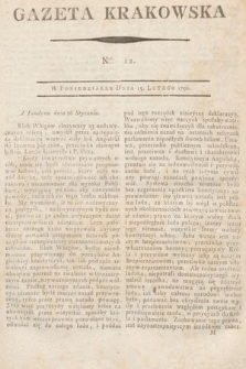 Gazeta Krakowska. 1796, nr 12