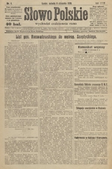Słowo Polskie. 1919, nr 4