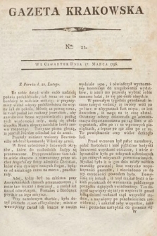 Gazeta Krakowska. 1796, nr 21