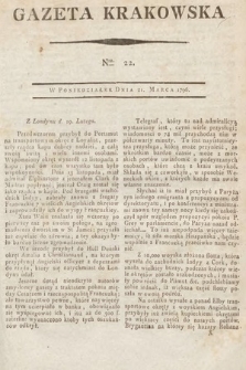 Gazeta Krakowska. 1796, nr 22