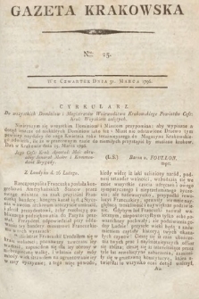 Gazeta Krakowska. 1796, nr 25